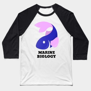 Marine Biology Fish Baseball T-Shirt